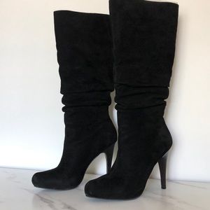 Banana Republic Elizar Tall Boot - Black Suede